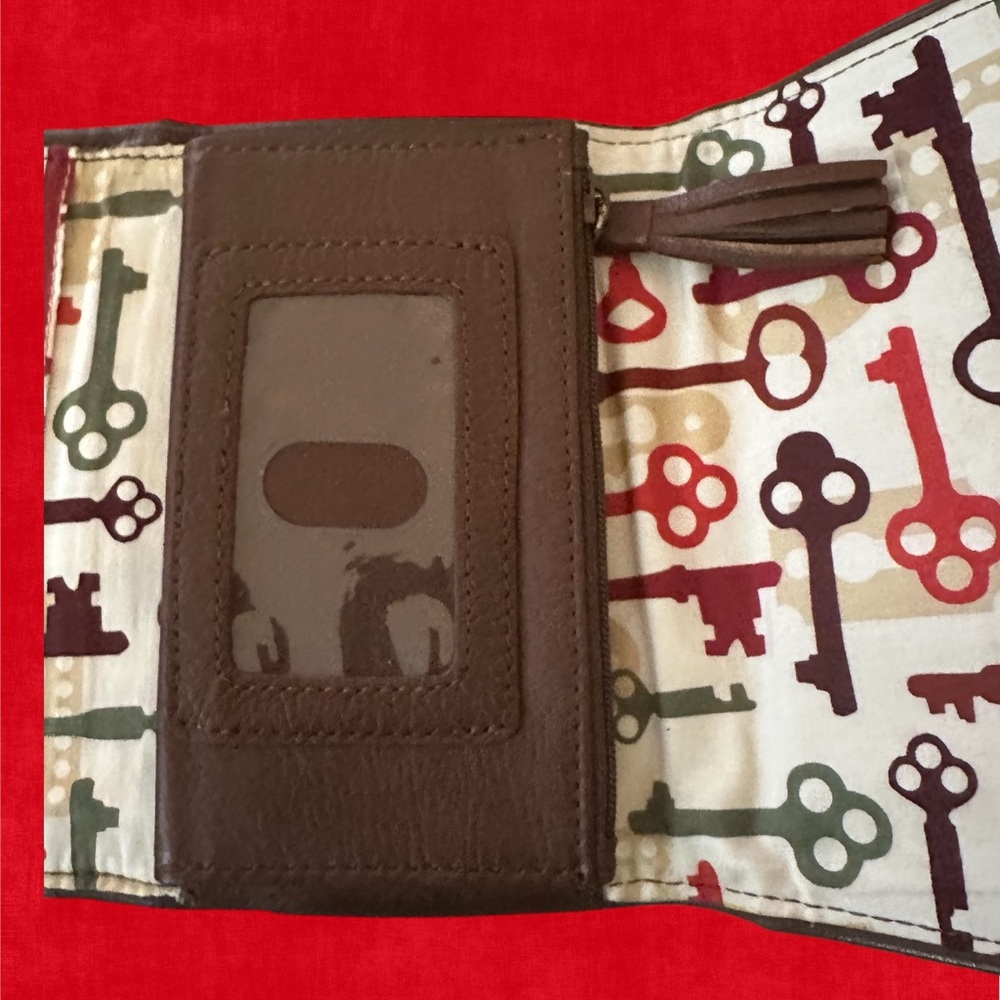 Vera Bradley Retro Vibes Corduroy Wallet With Bohemian Style - Picture 9 of 12